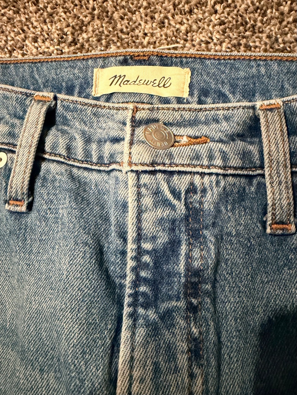 Madewell Women’s Perfect Vintage Straight Leg Jeans in Size 30 Tall - Picture 6 of 10